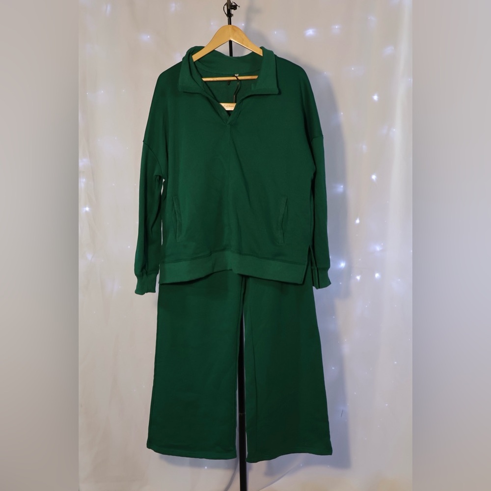 Green Tracksuit Set
